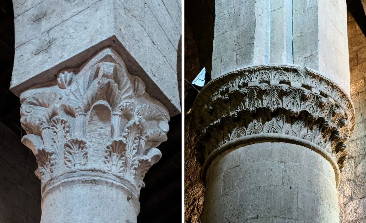 dettagli capitelli san sisto