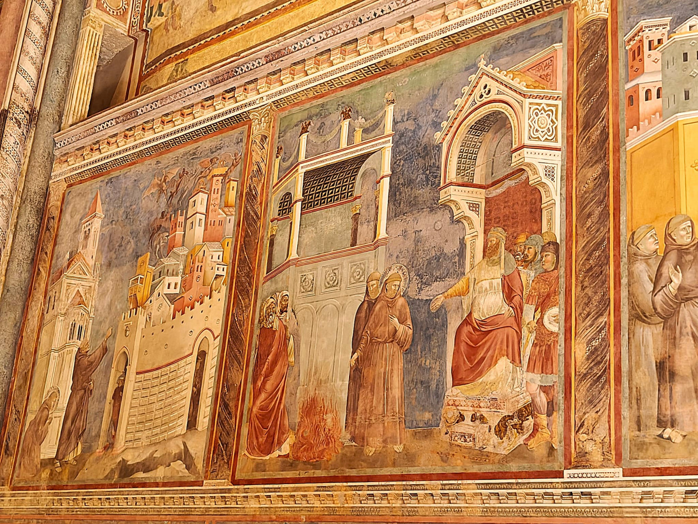 giotto san francesco e il sultano, basilica superiore assisi